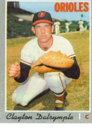 1970 Topps Baseball Cards      319     Clay Dalrymple